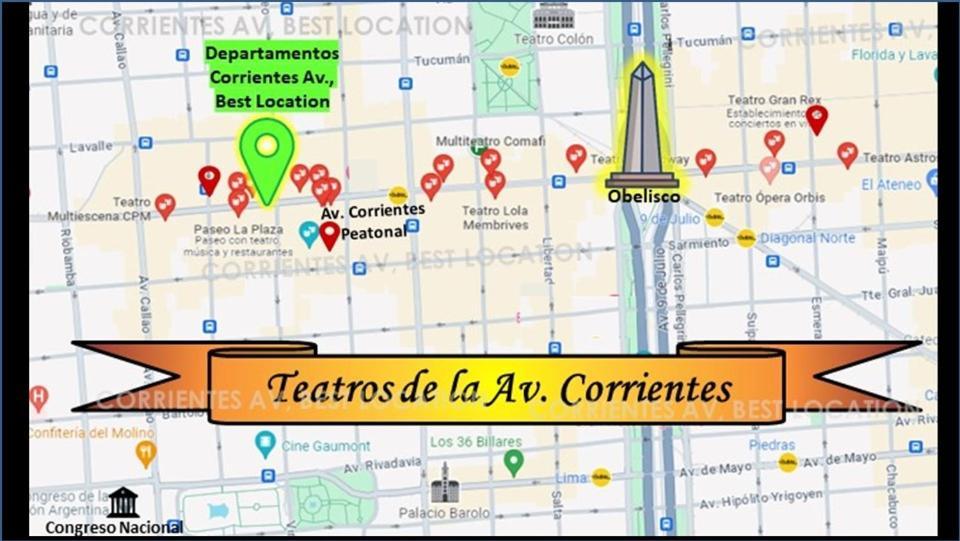 Corrientes Av, Best Location Μπουένος Άιρες Εξωτερικό φωτογραφία